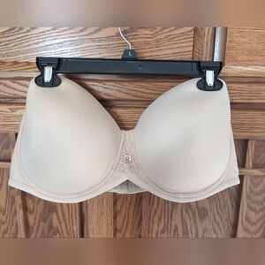 Vanity Fair Cream Padded Strapless Bra - 42DD